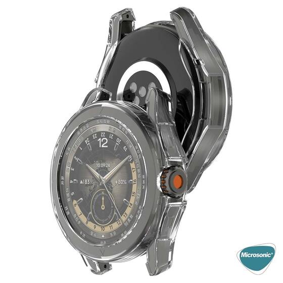 Microsonic Xiaomi Watch S4 Kılıf 360 Full Round Soft Silicone Şeffaf