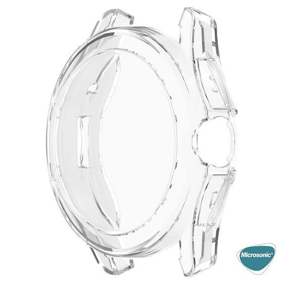Microsonic Xiaomi Watch S4 Kılıf 360 Full Round Soft Silicone Şeffaf