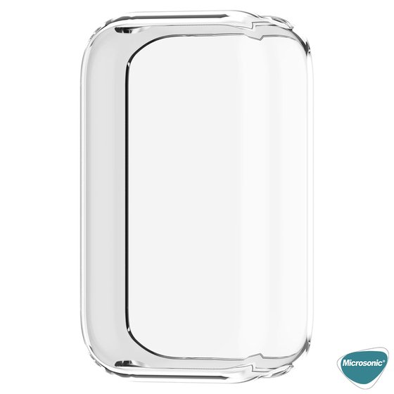 Microsonic Xiaomi Smart Band 9 Pro Kılıf 360 Full Round Soft Silicone Şeffaf