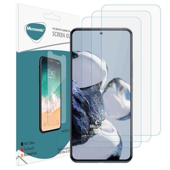 Microsonic Xiaomi Mi 12T Screen Protector Nano Glass Cam Ekran Koruyucu (3`lü Paket)