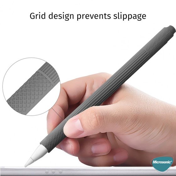 Microsonic Apple Pencil (2. nesil) Kılıf Figürlü Silikon Sarı