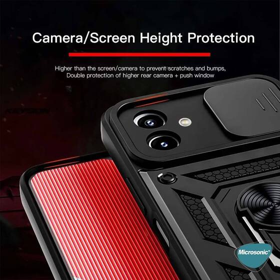 Microsonic TECNO Camon 19 Kılıf Impact Resistant Siyah