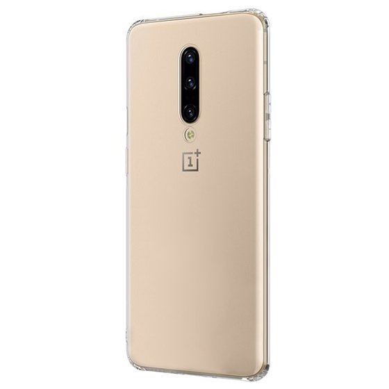 Microsonic OnePlus 7 Pro Kılıf Transparent Soft Beyaz