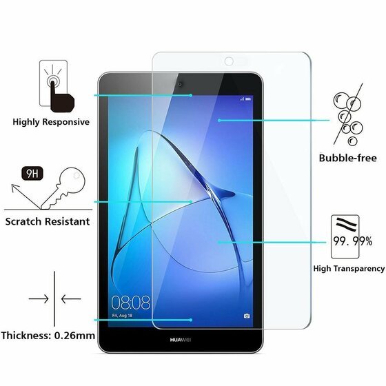 Microsonic Huawei MediaPad T3 7'' Temperli Cam Ekran koruyucu