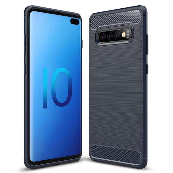 Microsonic Samsung Galaxy S10 Plus Kılıf Room Silikon Lacivert