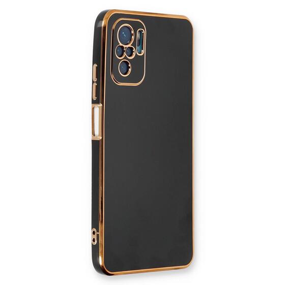 Microsonic Xiaomi Poco M5s Kılıf Olive Plated Siyah