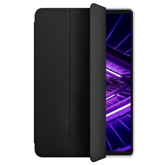 Microsonic Lenovo Tab M10 3.Nesil 10.1`` Kılıf (TB-328F) Slim Translucent Back Smart Cover Siyah