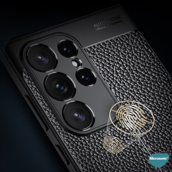 Microsonic Honor Magic 6 Pro Kılıf Deri Dokulu Silikon Lacivert