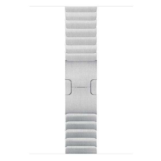 Microsonic Apple Watch Series 9 45mm Kordon Link Bracelet Band Gümüş