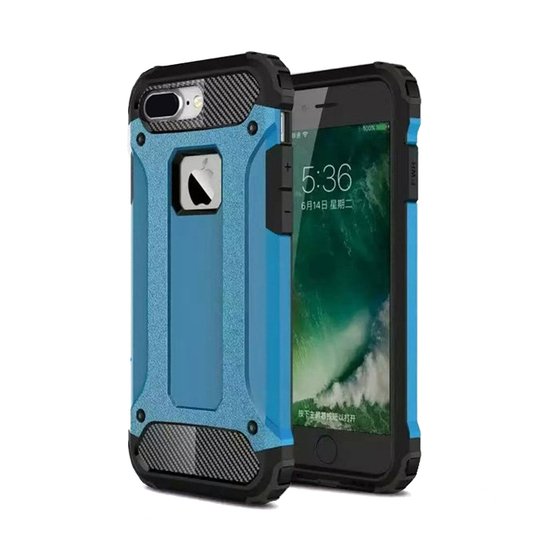 Microsonic Apple iPhone 7 Plus Kılıf Rugged Armor Mavi