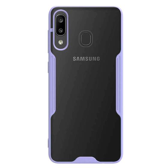 Microsonic Samsung Galaxy M10S Kılıf Paradise Glow Lila