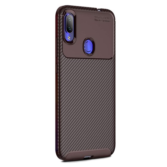 Microsonic Xiaomi Redmi Note 7 Pro Kılıf Legion Series Kahverengi