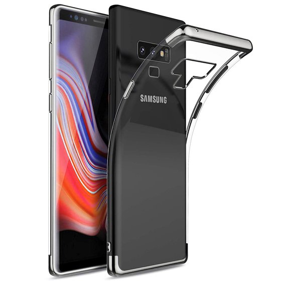 Microsonic Samsung Galaxy Note 9 Kılıf Skyfall Transparent Clear Gümüş