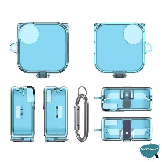 Microsonic Nothing CMF Buds Pro 2 Kılıf Safety Lock Protection Mavi