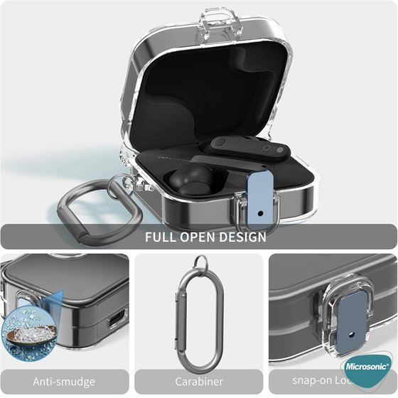 Microsonic Nothing CMF Buds Pro 2 Kılıf Safety Lock Protection Mavi