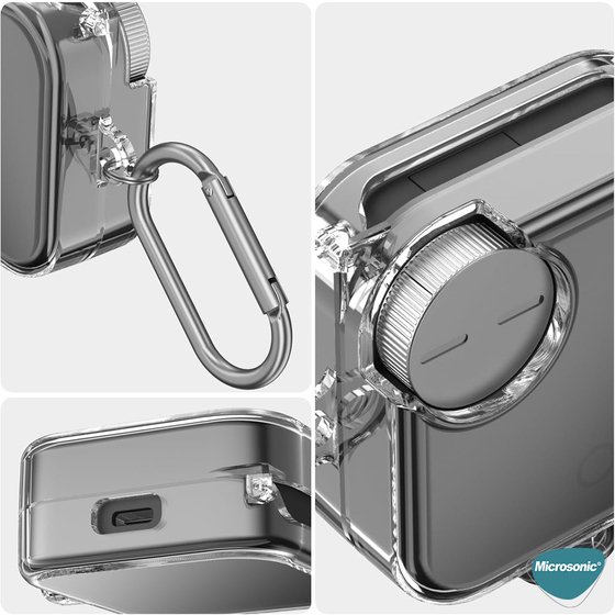 Microsonic Nothing CMF Buds Pro 2 Kılıf Safety Lock Protection Mavi