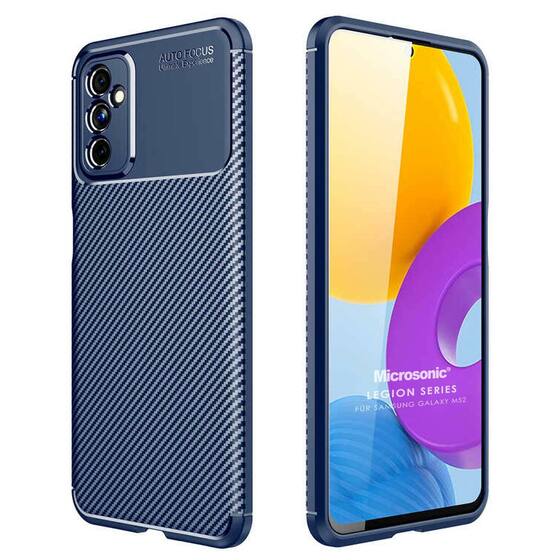 Microsonic Samsung Galaxy M52 Kılıf Legion Series Lacivert