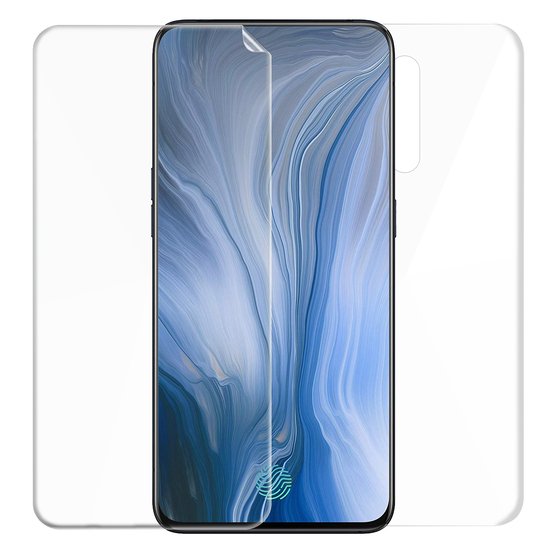 Microsonic Oppo Reno Ön + Arka Kavisler Dahil Tam Ekran Kaplayıcı Film