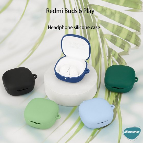 Microsonic Xiaomi Redmi Buds 6 Play Kılıf Transparent Clear Soft Şeffaf