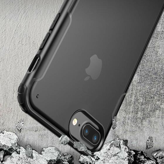 Microsonic Apple iPhone 7 Plus Kılıf Frosted Frame Yeşil