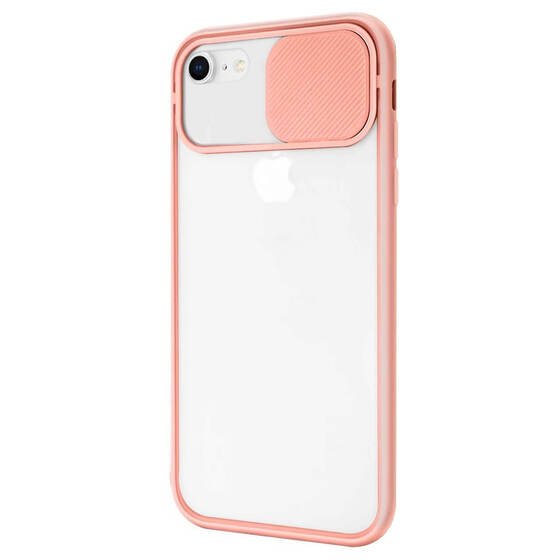 Microsonic Apple iPhone 6S Kılıf Slide Camera Lens Protection Rose Gold