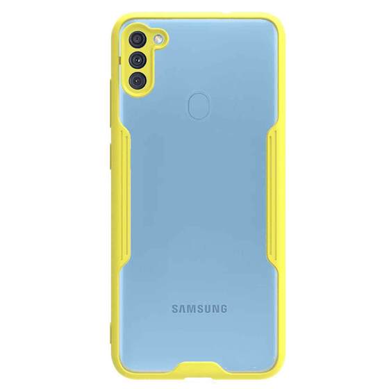 Microsonic Samsung Galaxy M11 Kılıf Paradise Glow Sarı