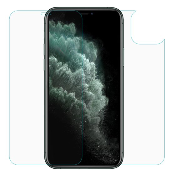 Microsonic Apple iPhone 11 Pro (5.8'') Ön + Arka Nano Cam Ekran Koruyucu