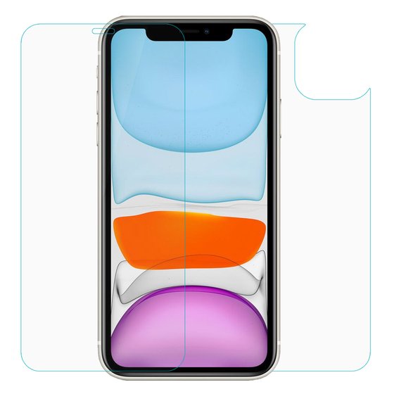 Microsonic Apple iPhone 11 (6.1'') Ön + Arka Nano Cam Ekran Koruyucu