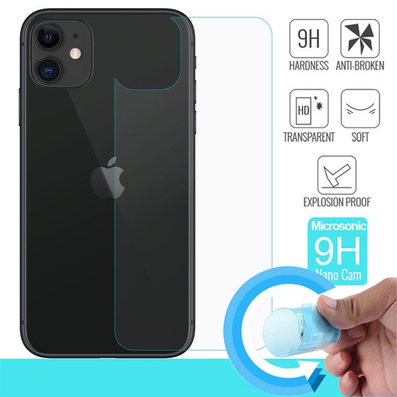 Microsonic Apple iPhone 11 (6.1'') Arka Nano Cam Ekran Koruyucu