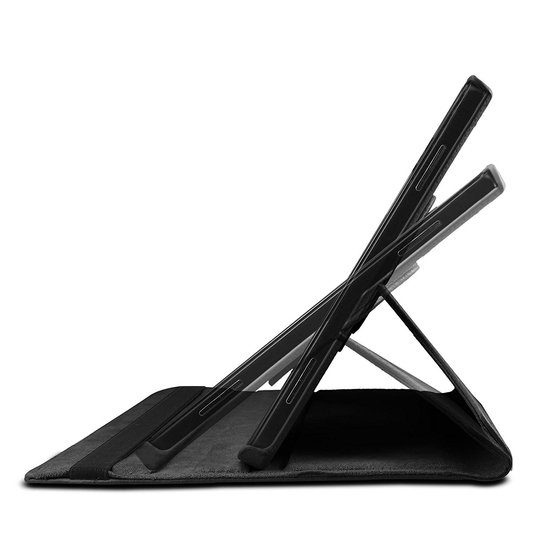 Microsonic Samsung Galaxy Tab A 10.1'' T580 Kılıf 360 Rotating Stand Deri Siyah