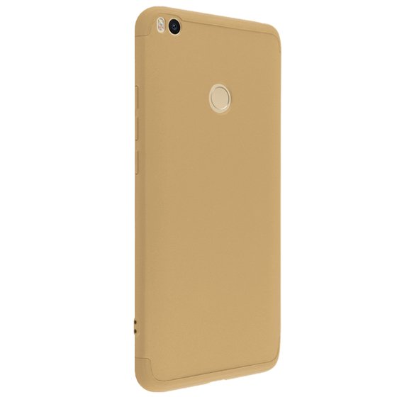 Microsonic Xiaomi Mi Max 2 Kılıf Double Dip 360 Protective Gold