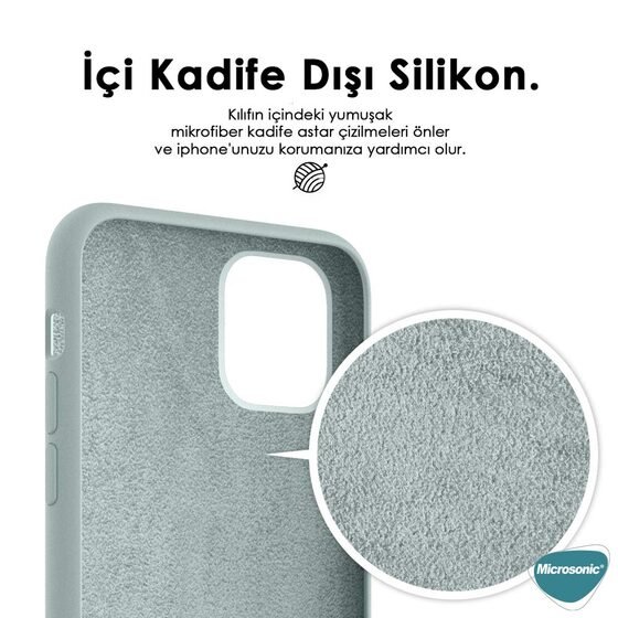 Microsonic Apple iPhone 16e Kılıf Liquid Lansman Silikon Siyah