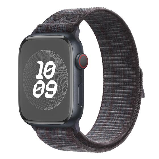 Microsonic Apple Watch Series 8 45mm Kordon Terra Sport Loop Siyah