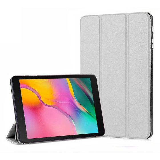 Microsonic Samsung Galaxy Tab A 8'' T290 Smart Case ve arka Kılıf Gümüş