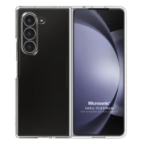 Microsonic Samsung Galaxy Z Fold 6 Kılıf Shell Platinum Şeffaf