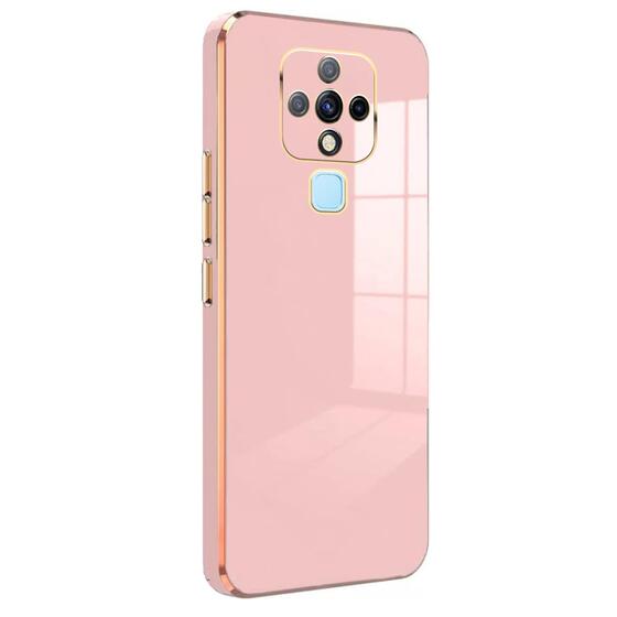 Microsonic TECNO Camon 16 Kılıf Olive Plated Pembe