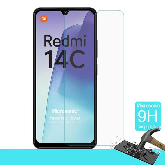 Microsonic Xiaomi Redmi A4 Tempered Glass Cam Ekran Koruyucu