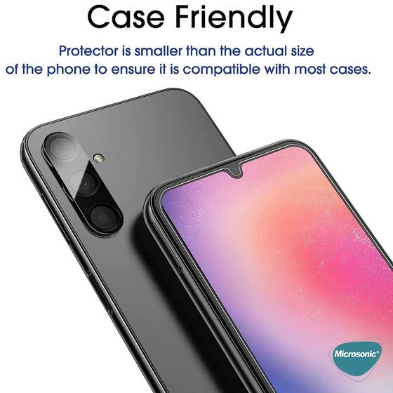 Microsonic Xiaomi Redmi A4 Tempered Glass Cam Ekran Koruyucu