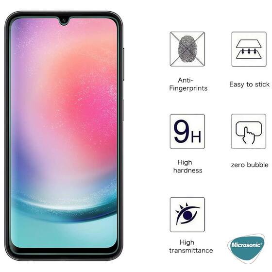 Microsonic Xiaomi Redmi A4 Tempered Glass Cam Ekran Koruyucu