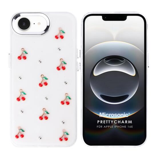 Microsonic Apple iPhone 16e Kılıf PrettyCharm Cherry