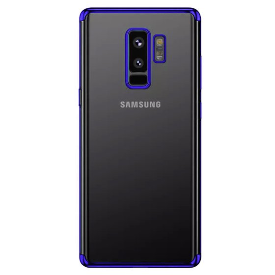 Microsonic Samsung Galaxy S9 Plus Kılıf Skyfall Transparent Clear Mavi