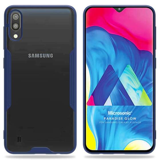 Microsonic Samsung Galaxy M10 Kılıf Paradise Glow Lacivert