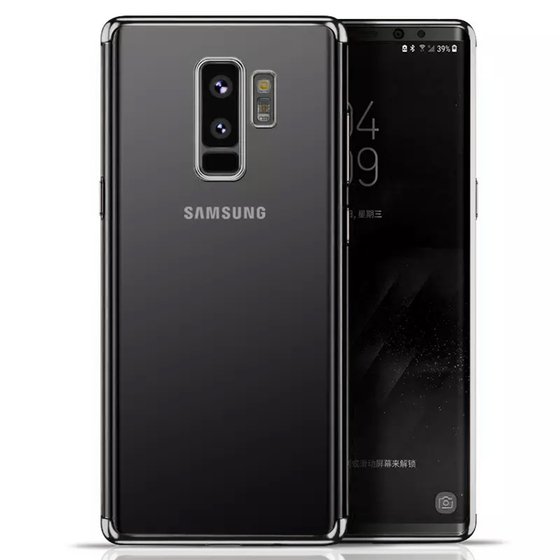 Microsonic Samsung Galaxy S9 Plus Kılıf Skyfall Transparent Clear Gümüş