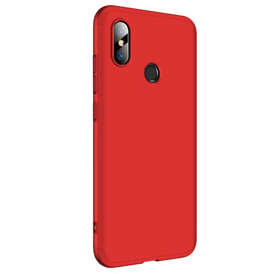 Microsonic Xiaomi Mi 8 SE Kılıf Double Dip 360 Protective Kırmızı