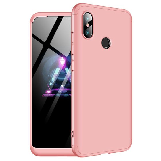 Microsonic Xiaomi Mi 8 SE Kılıf Double Dip 360 Protective Rose Gold