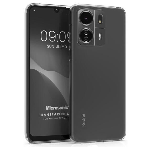 Microsonic Xiaomi Poco C65 Kılıf Transparent Soft Şeffaf