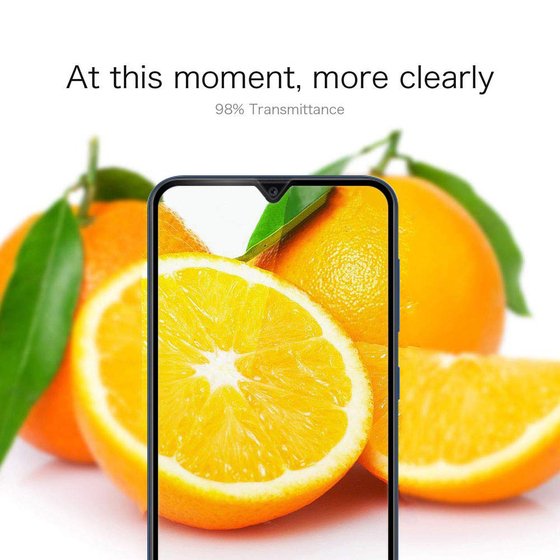 Microsonic Samsung Galaxy A20e Tam Kaplayan Temperli Cam Ekran Koruyucu Siyah