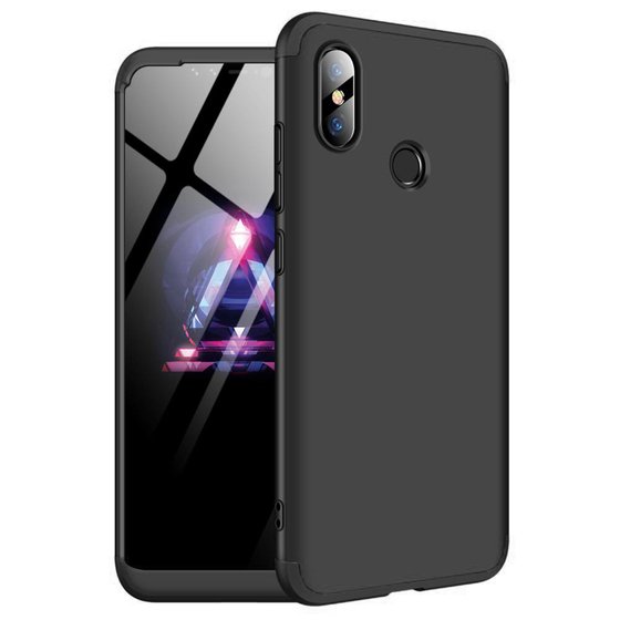 Microsonic Xiaomi Mi 8 Kılıf Double Dip 360 Protective Siyah