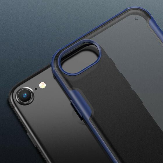 Microsonic Apple iPhone 8 Kılıf Frosted Frame Yeşil