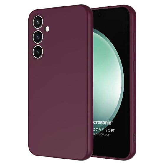 Microsonic Samsung Galaxy A56 Kılıf Groovy Soft Mor
